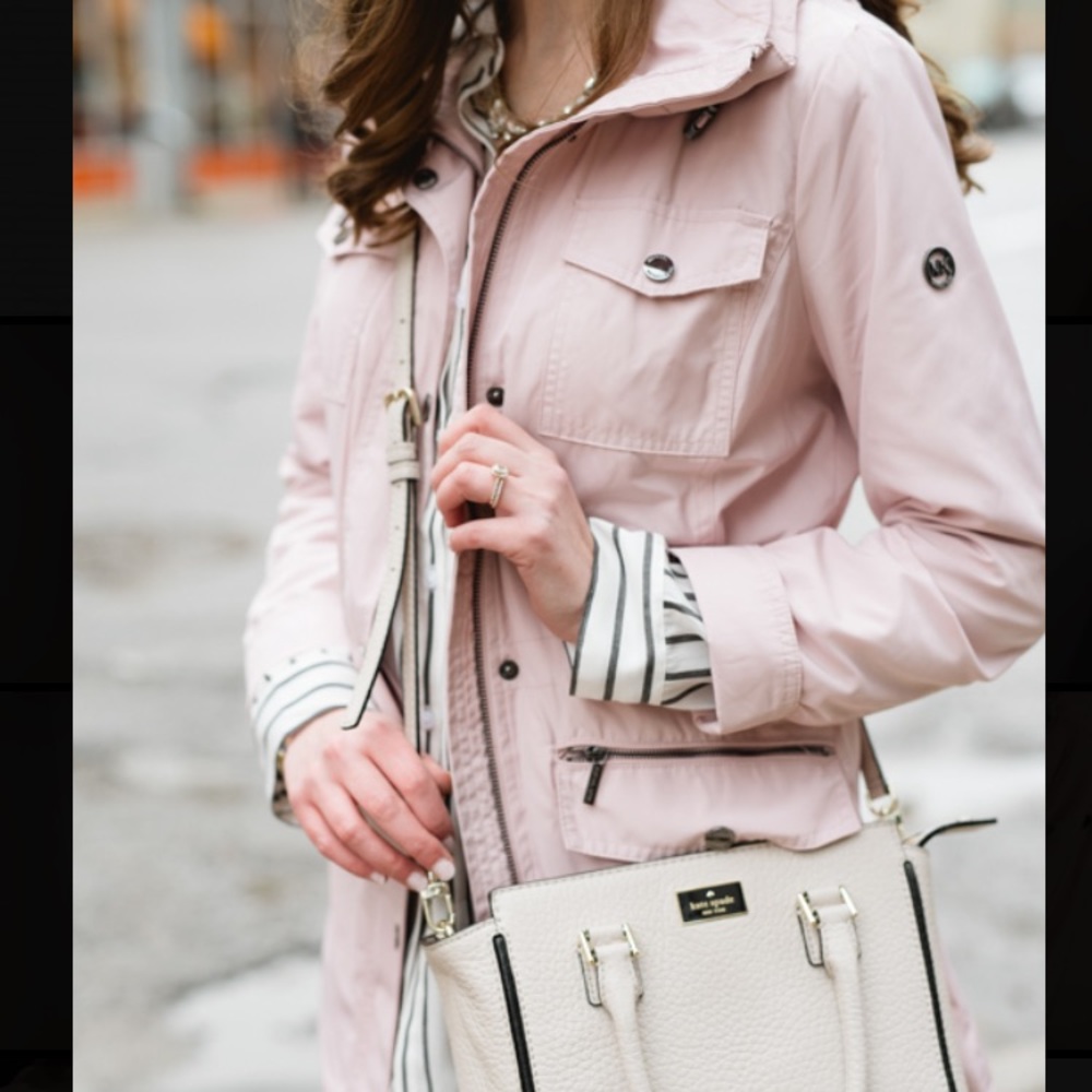 Michael Kors Light Pink Rain Coat NWOT Size: XS
